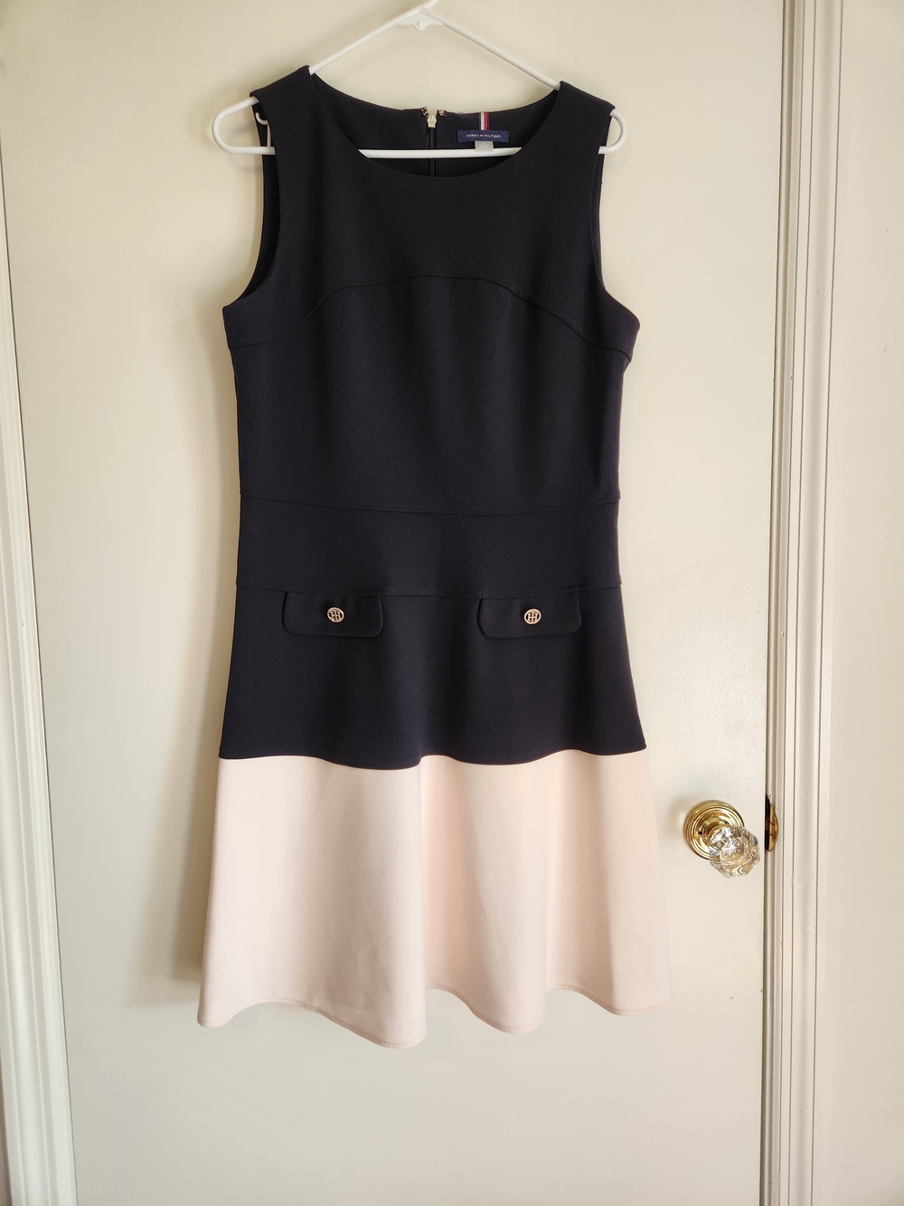 Tommy Hilfiger Women’s Size 10 Colorblock A-Line Knee Dress NWT